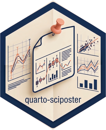 quarto-sciposter hex logo